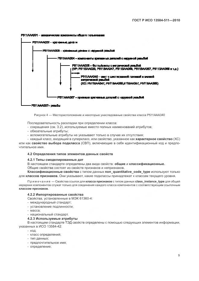 ГОСТ Р ИСО 13584-511-2010, страница 13