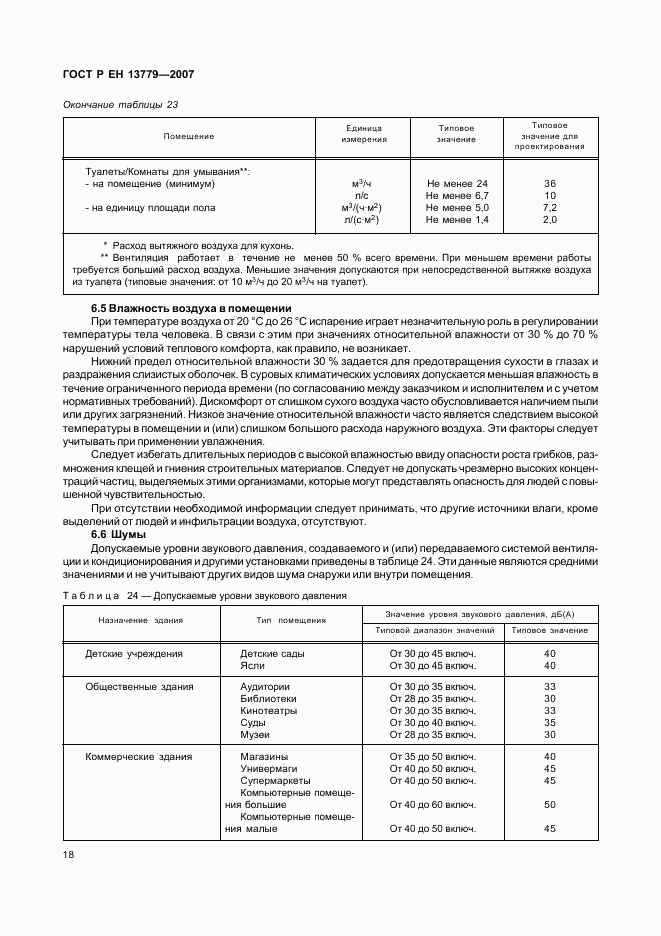 ГОСТ Р ЕН 13779-2007, страница 22