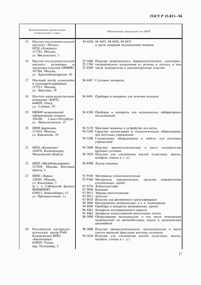 ГОСТ Р 15.013-94, страница 19