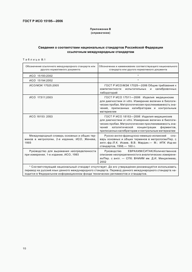 ГОСТ Р ИСО 15195-2006, страница 15