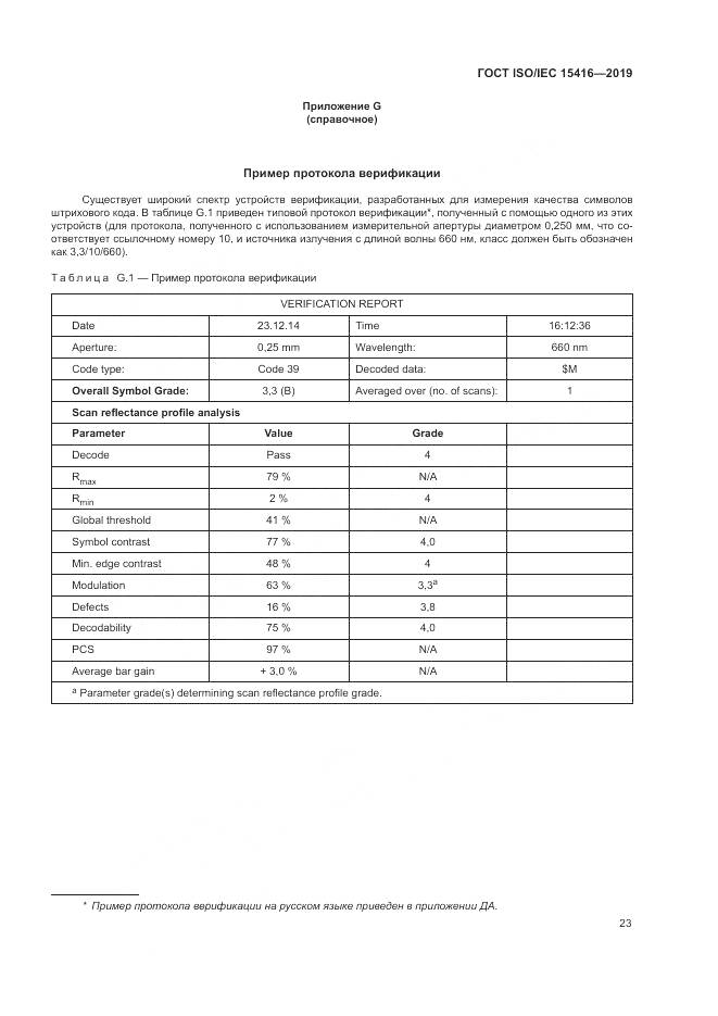 ГОСТ ISO/IEC  15416-2019, страница 30