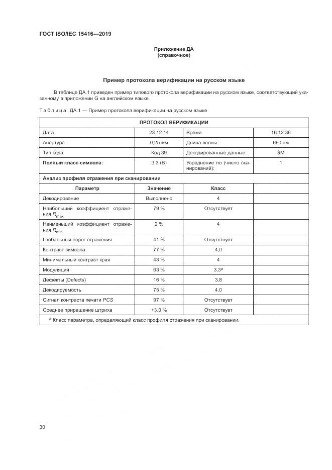 ГОСТ ISO/IEC  15416-2019, страница 37