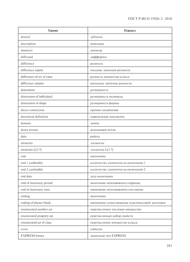 ГОСТ Р ИСО 15926-2-2010, страница 245