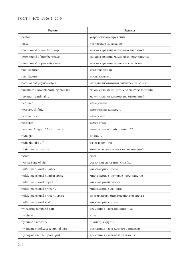 ГОСТ Р ИСО 15926-2-2010, страница 248