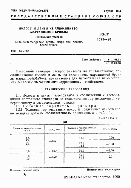 ГОСТ 1595-90, страница 2