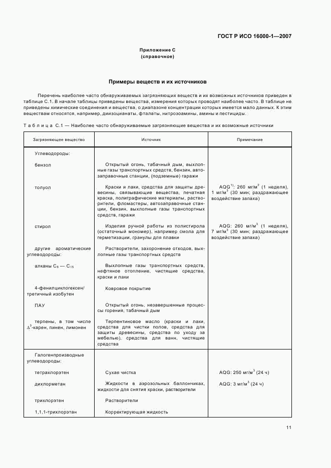 ГОСТ Р ИСО 16000-1-2007, страница 15