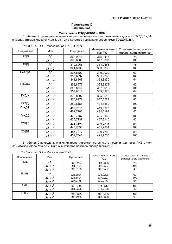 ГОСТ Р ИСО 16000-14-2013, страница 44