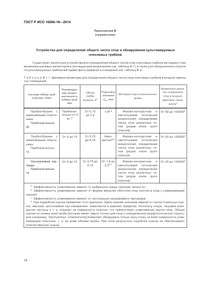 ГОСТ Р ИСО 16000-19-2014, страница 22