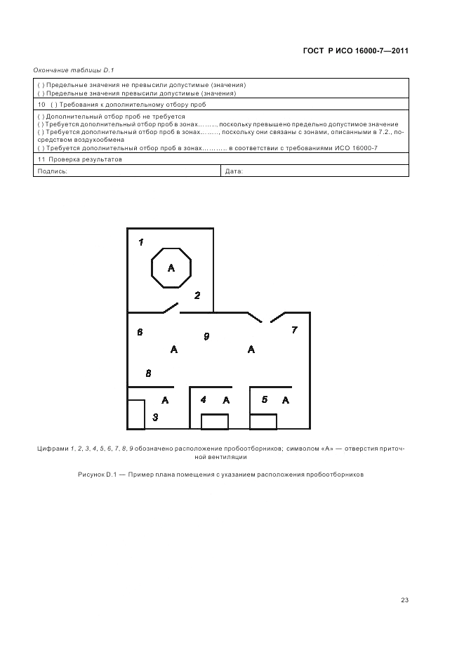 ГОСТ Р ИСО 16000-7-2011, страница 27