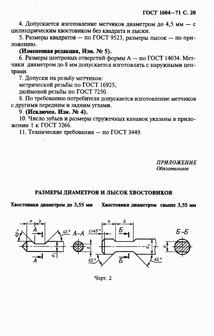 ГОСТ 1604-71, страница 21