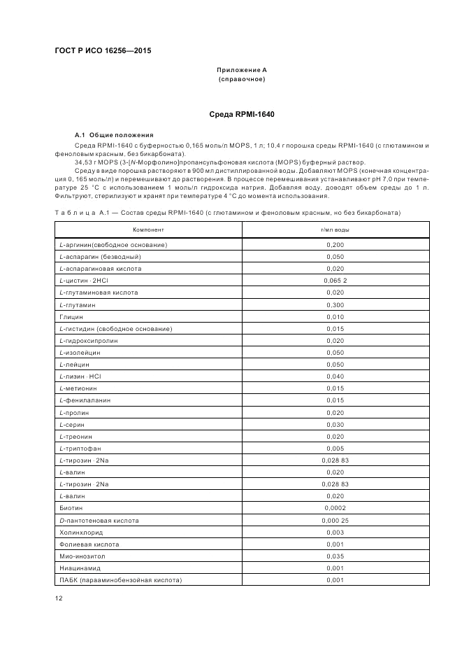 ГОСТ Р ИСО 16256-2015, страница 16
