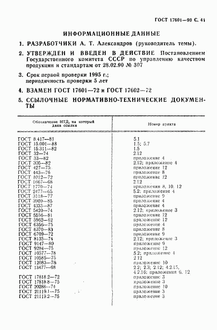 ГОСТ 17601-90, страница 42