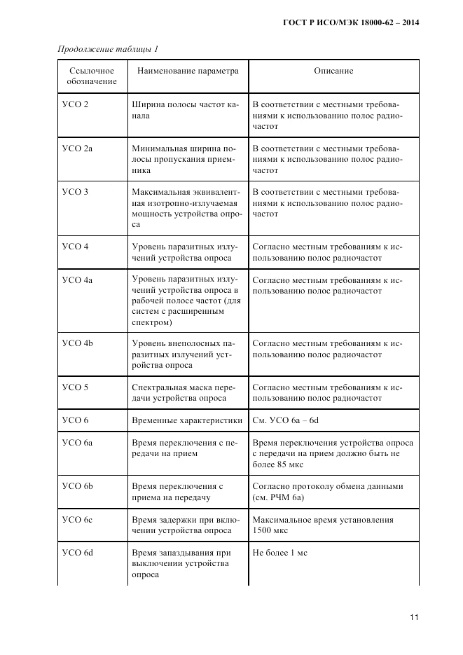 ГОСТ Р ИСО/МЭК 18000-62-2014, страница 19