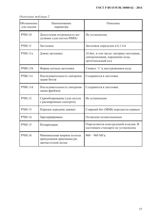 ГОСТ Р ИСО/МЭК 18000-62-2014, страница 25
