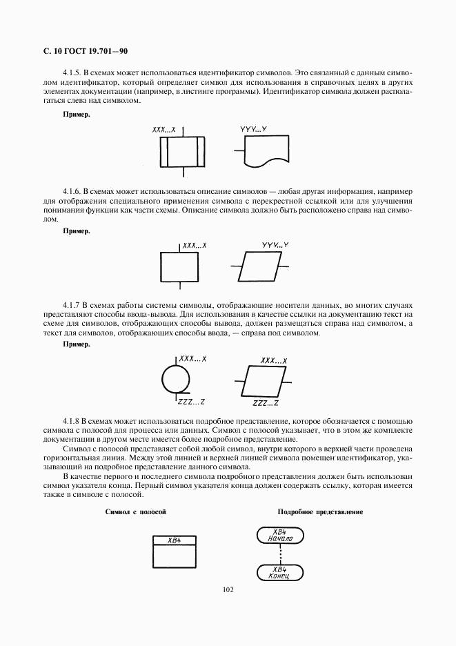 ГОСТ 19.701-90, страница 10