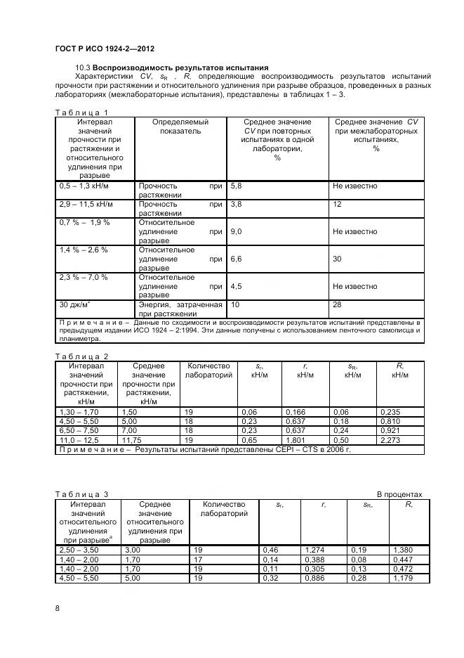ГОСТ Р ИСО 1924-2-2012, страница 10