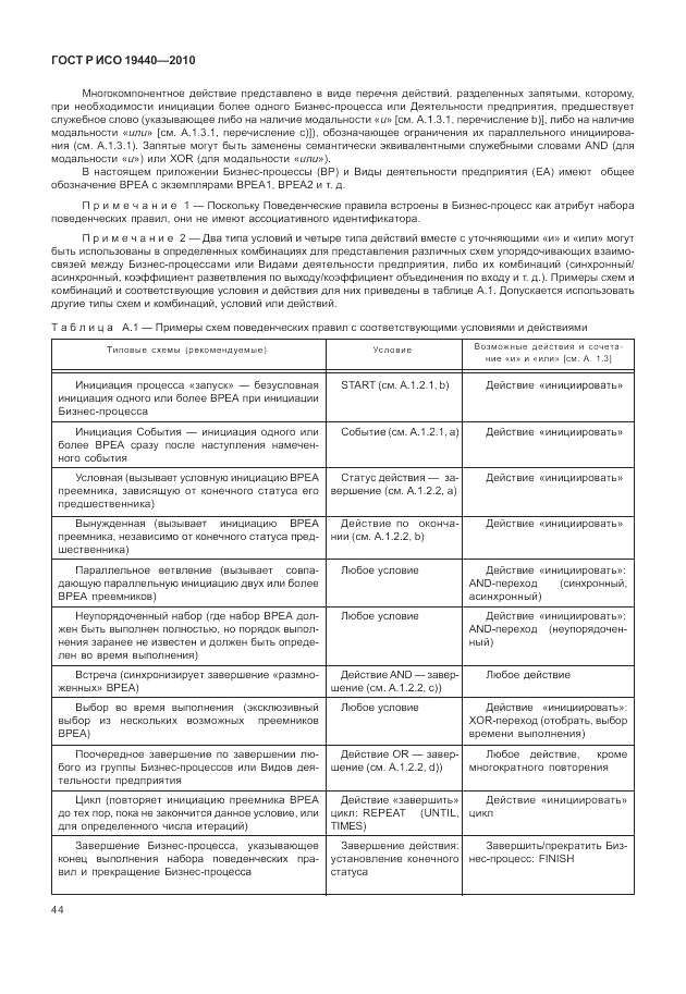 ГОСТ Р ИСО 19440-2010, страница 50