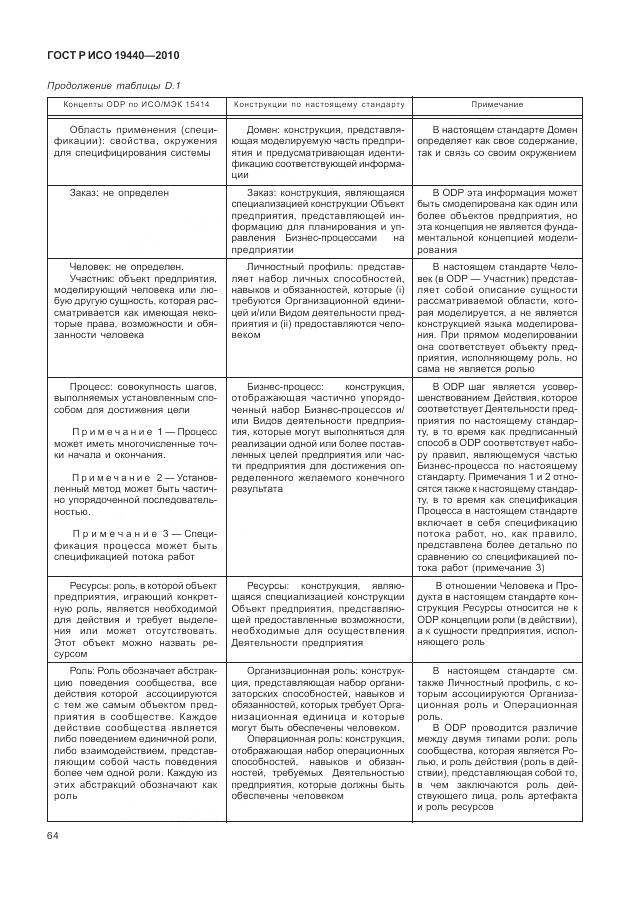 ГОСТ Р ИСО 19440-2010, страница 70