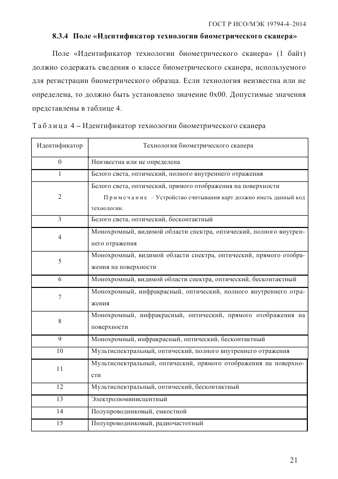 ГОСТ Р ИСО/МЭК 19794-4-2014, страница 28