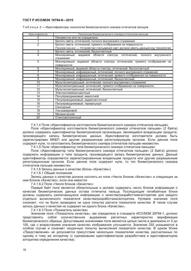 ГОСТ Р ИСО/МЭК 19794-8-2015, страница 20