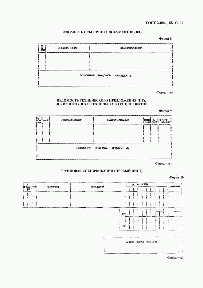 ГОСТ 2.004-88, страница 12