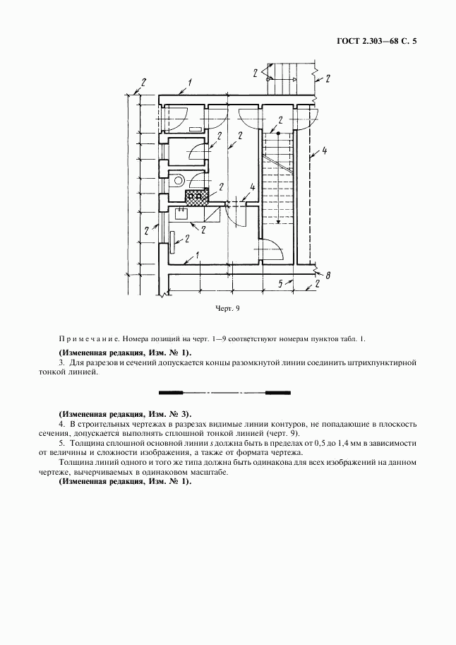 ГОСТ 2.303-68, страница 7