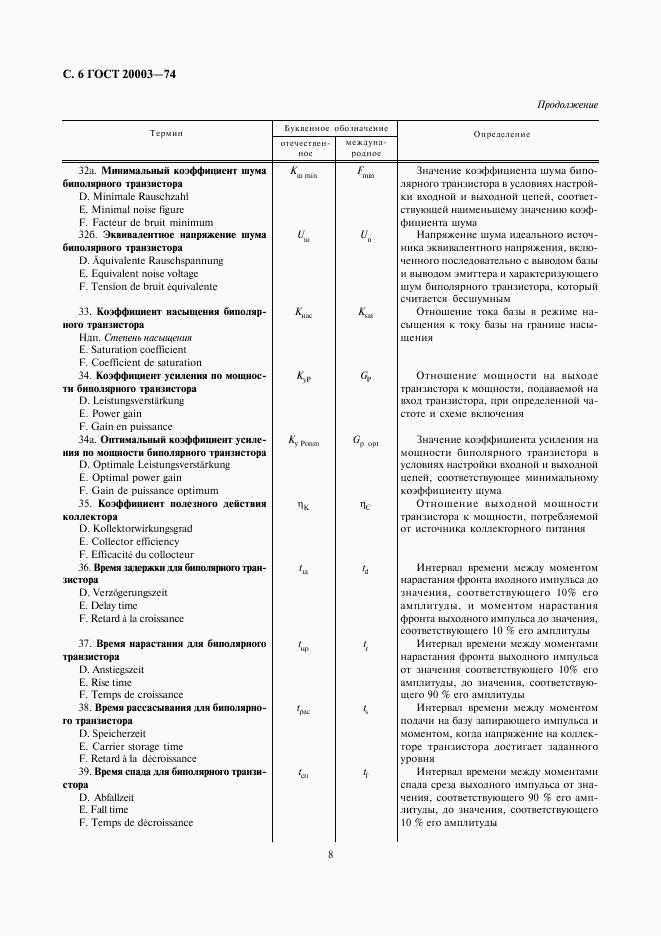 ГОСТ 20003-74, страница 8