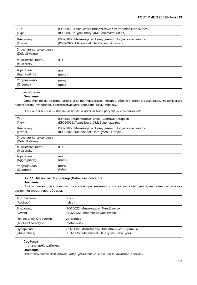 ГОСТ Р ИСО  20022-1-2013, страница 111