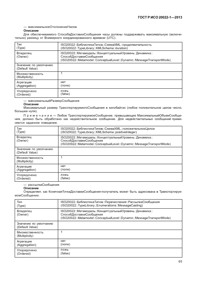 ГОСТ Р ИСО  20022-1-2013, страница 71
