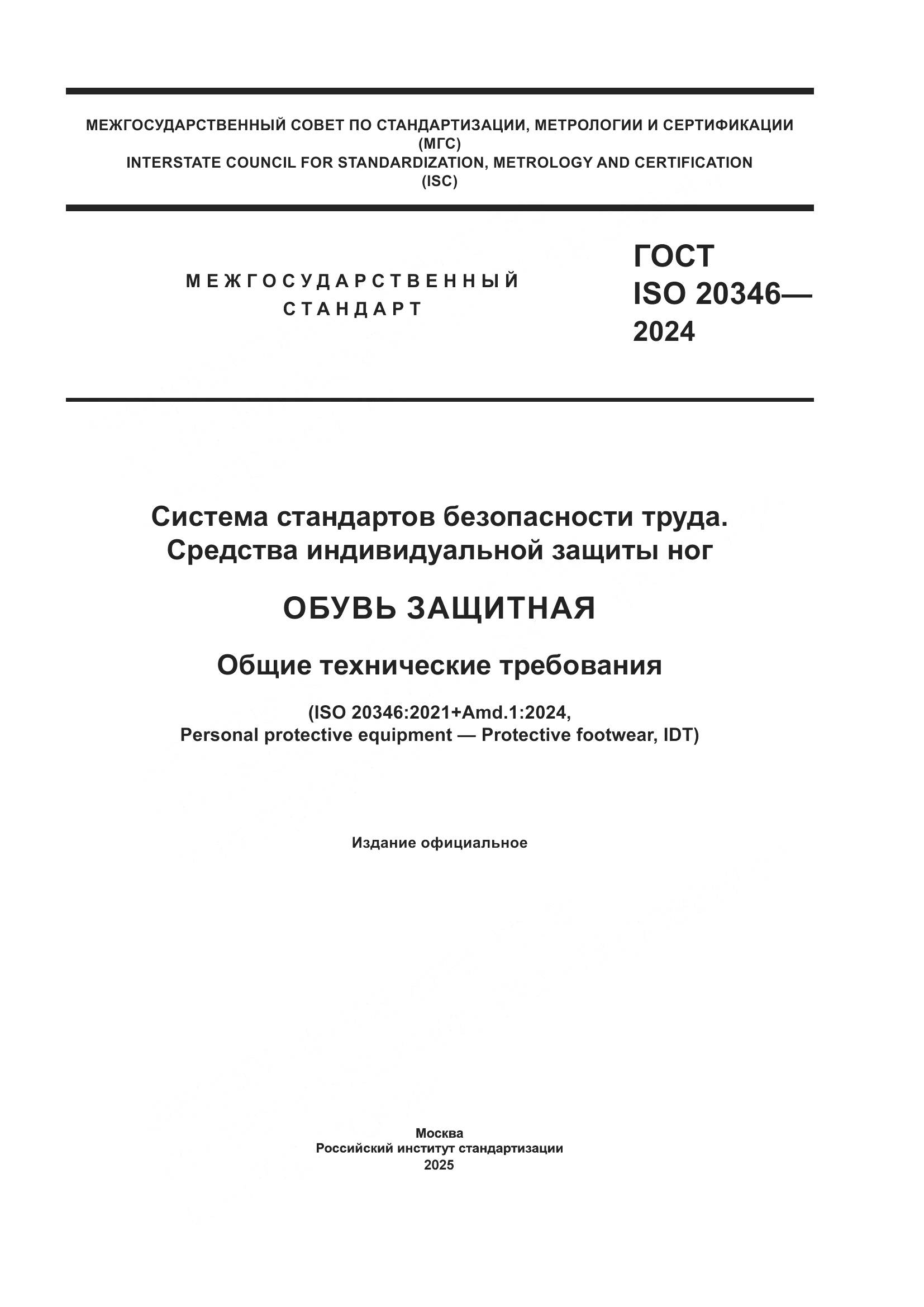 ГОСТ ISO 20346-2024, страница 1