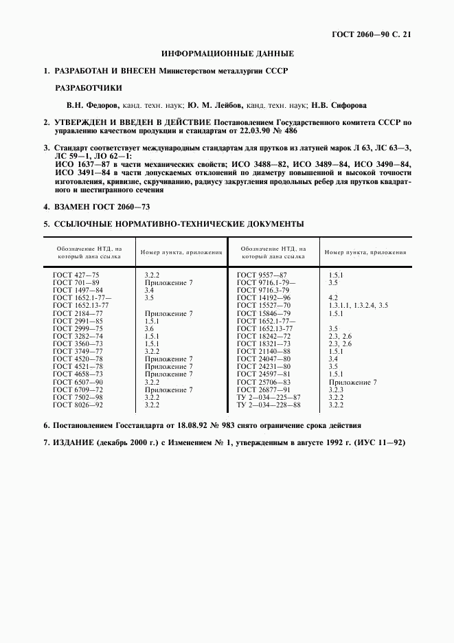 ГОСТ 2060-90, страница 23