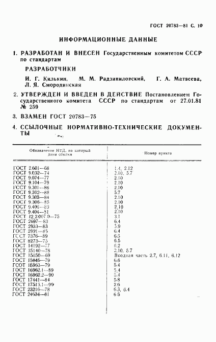 ГОСТ 20783-81, страница 11