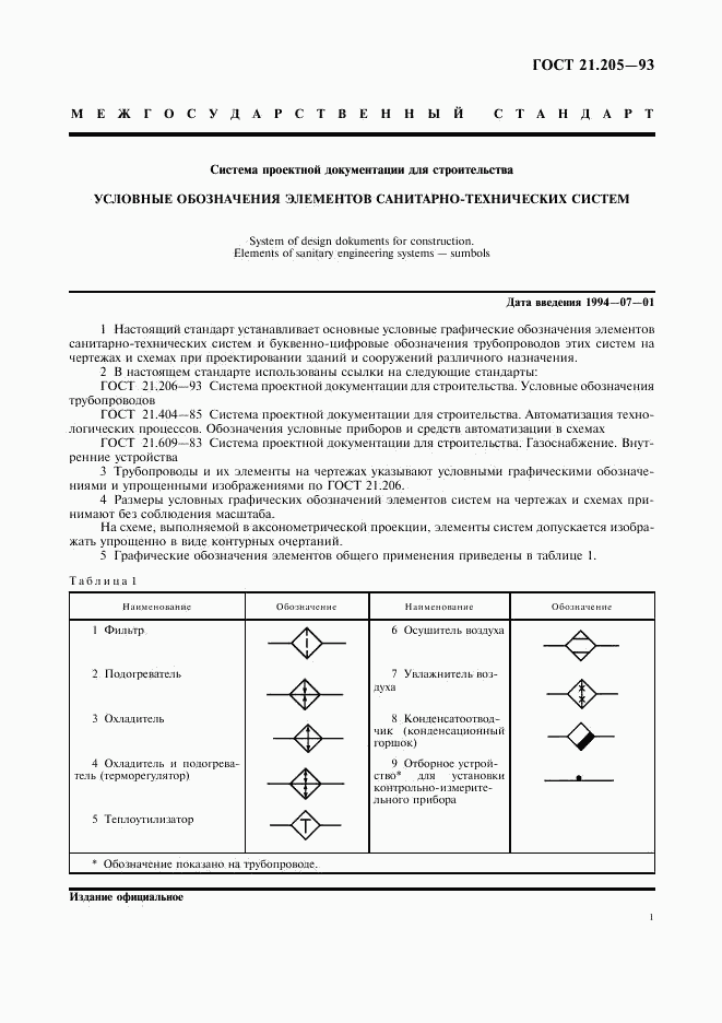 ГОСТ 21.205-93, страница 3