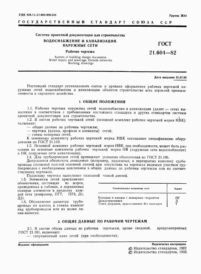 ГОСТ 21.604-82, страница 2