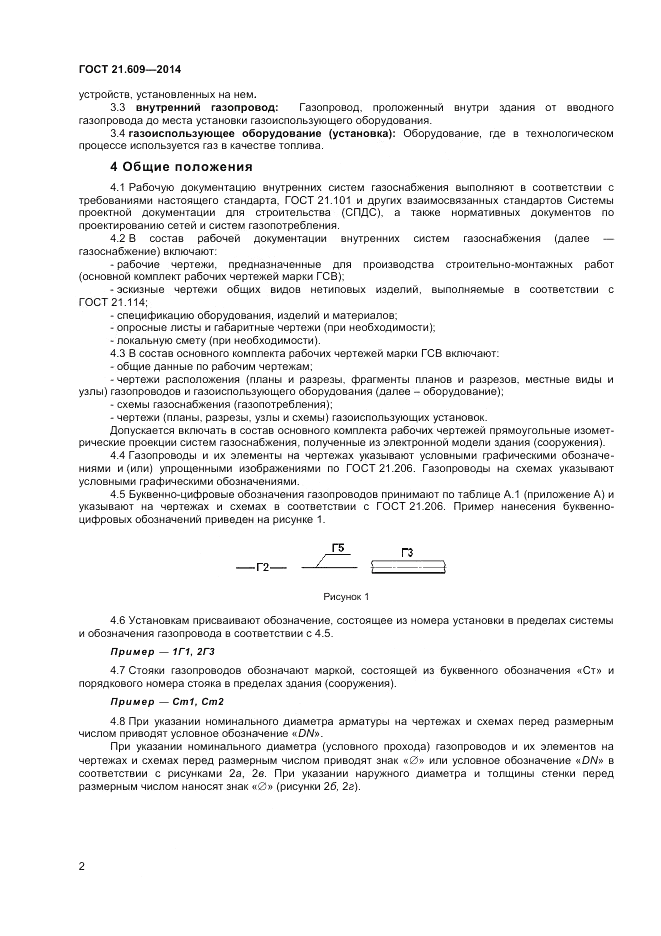 ГОСТ 21.609-2014, страница 4