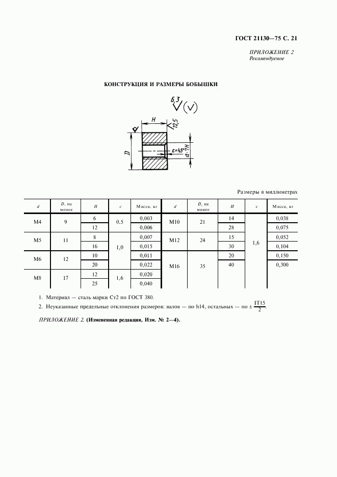 ГОСТ 21130-75, страница 22