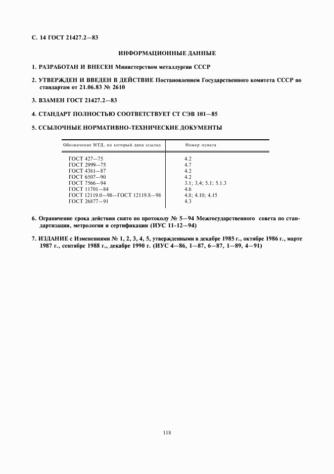 ГОСТ 21427.2-83, страница 15