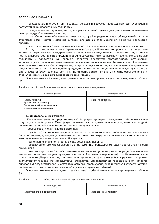 ГОСТ Р ИСО 21500-2014, страница 34