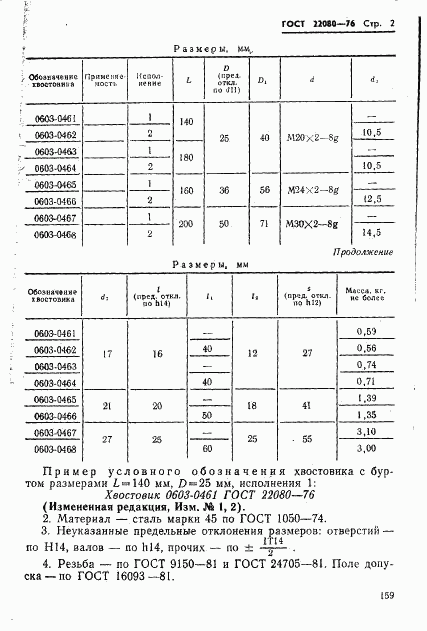 ГОСТ 22080-76, страница 2