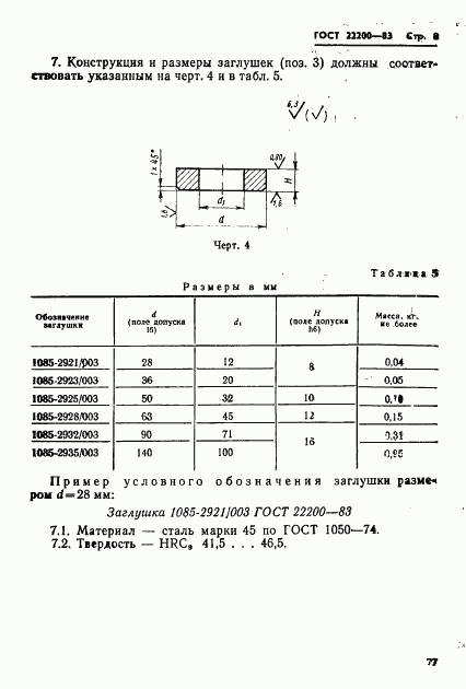 ГОСТ 22200-83, страница 8