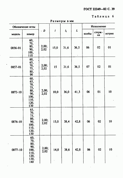 ГОСТ 22249-82, страница 40