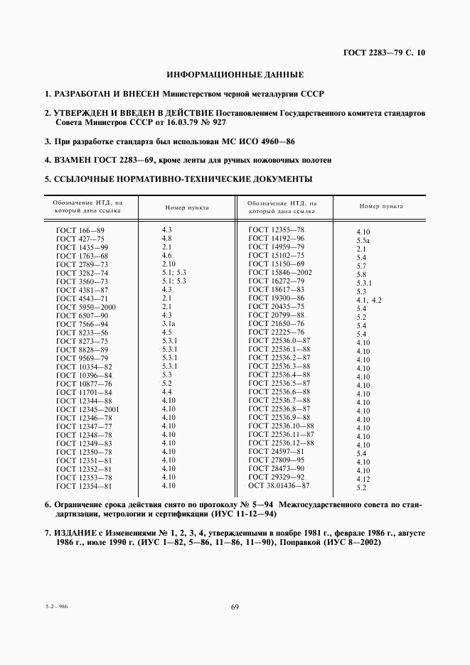 ГОСТ 2283-79, страница 11