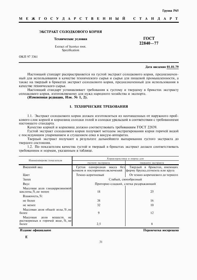 ГОСТ 22840-77, страница 1