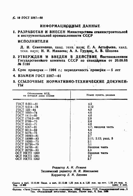 ГОСТ 2287-88, страница 20