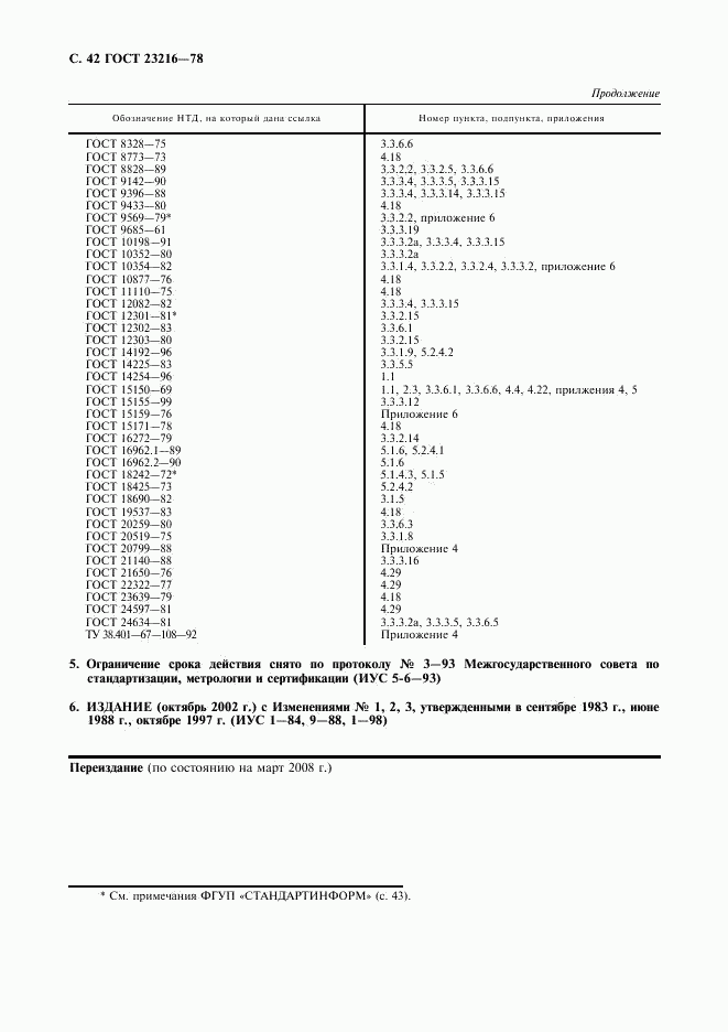 ГОСТ 23216-78, страница 43