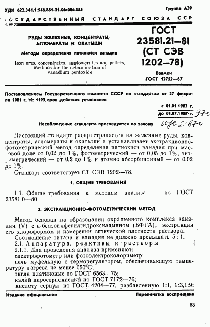 ГОСТ 23581.21-81, страница 1