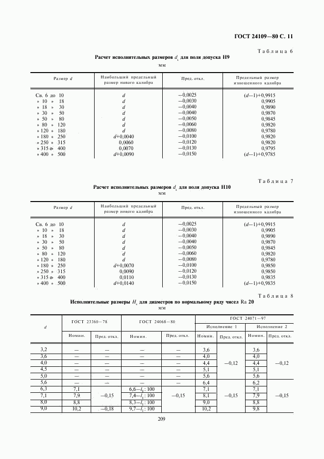 ГОСТ 24109-80, страница 11