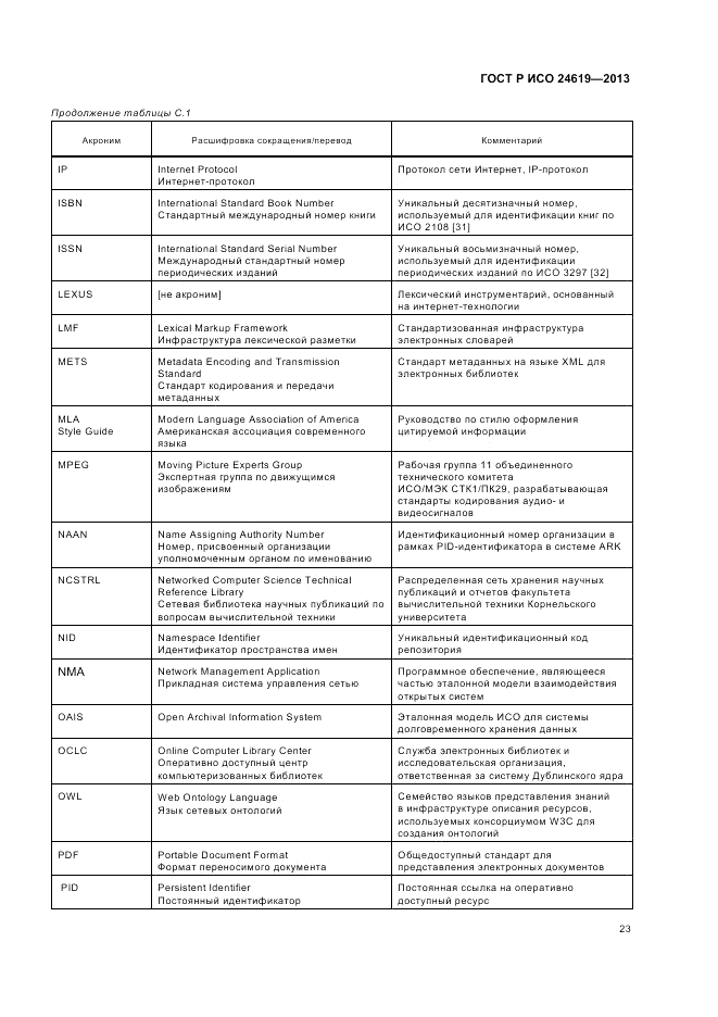 ГОСТ Р ИСО 24619-2013, страница 29