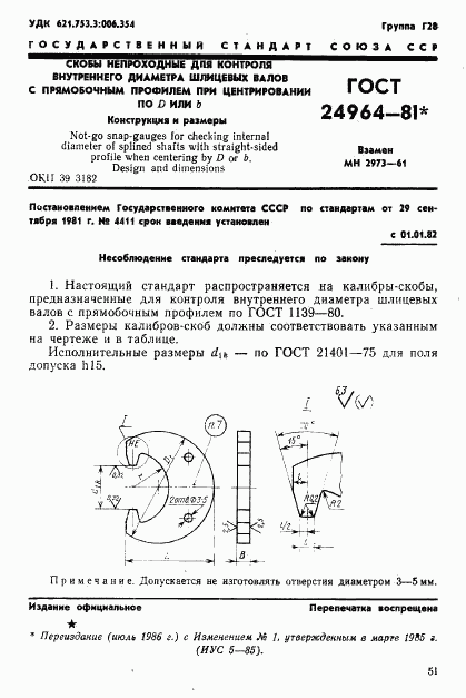 ГОСТ 24964-81, страница 1