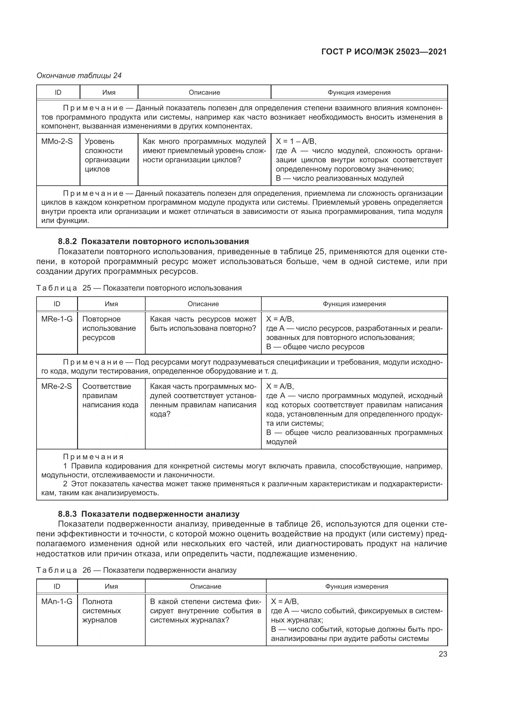 ГОСТ Р ИСО/МЭК 25023-2021, страница 29